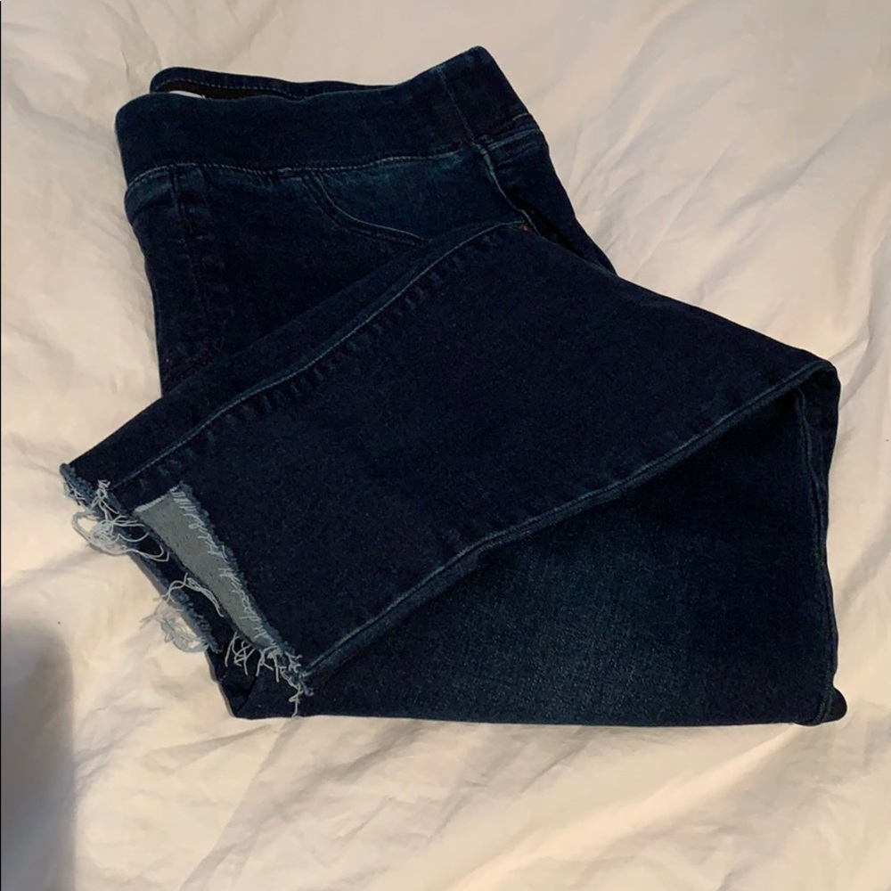 Old navy rockstar jeggings with step hem
